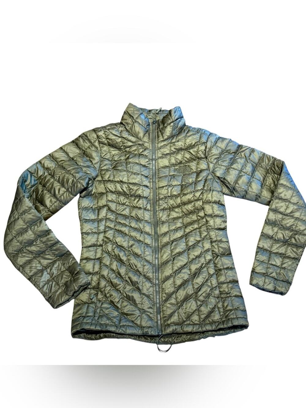 The North Face women’s XS Lightweight Quilted  Thermoball Jacket - Olive Green